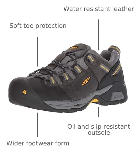Image of KEEN Utility Men's Detroit XT ESD Low Height Leather Soft Toe Work Shoe
