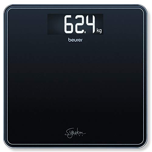 Beurer GS 400 black Signature Line Glas-/Personenwaage, mit großer Trittfläche aus Sicherheitsglas… – Ansicht 6