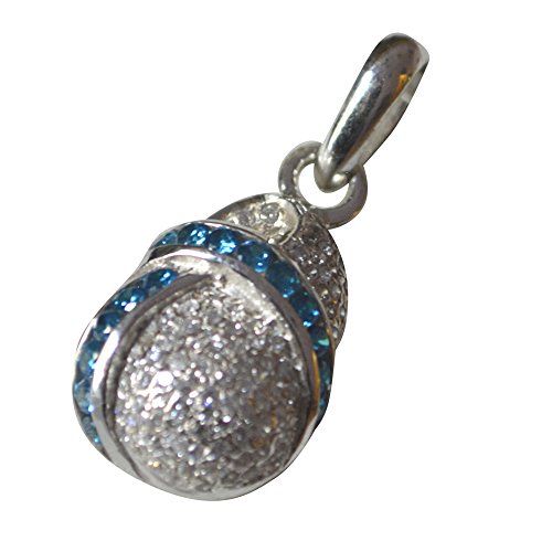 Cadeau pendentif argent sterling et charms multicolores faits main pour femme