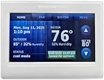 Honeywell TH9320WF5003 Wi-Fi 9000 Color Touch Screen Programmable Thermostat, 3.5 x 4.5 Inch, White, 'Requires C Wire"