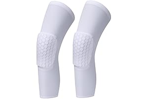LARDROK Basketball Knee Pad with Honeycomb Bumper- Breathable Sport Brace