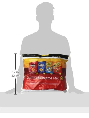 Frito-Lay Doritos & Cheetos Mix Orange Variety Pack, 20 Count
