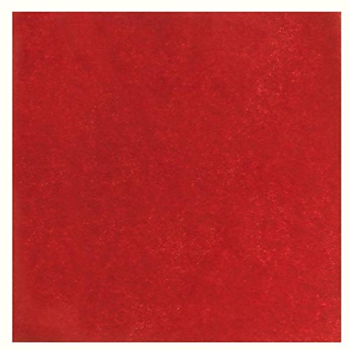 TCDesignerProducts Scarlet Tissue Parade Float Pomps Pack of 300-5-1/2 Inch Square Sheets, Parade Float Decorations for Trailer, Party Decorations