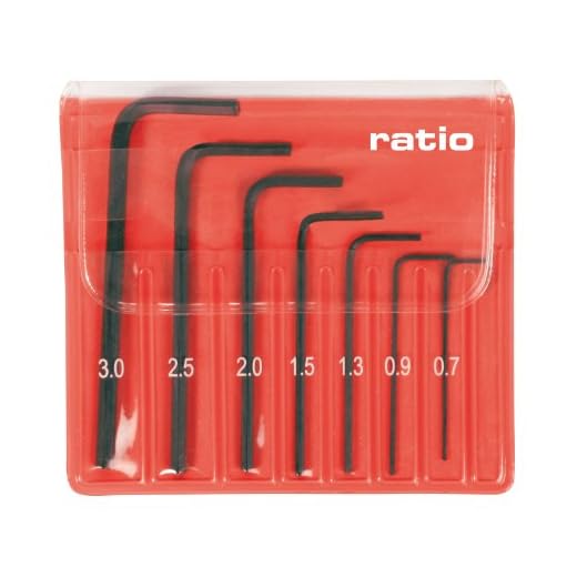 Ratio 5184H7 - Llaves Allen Juego 7 (0,7-3Mm) Precis