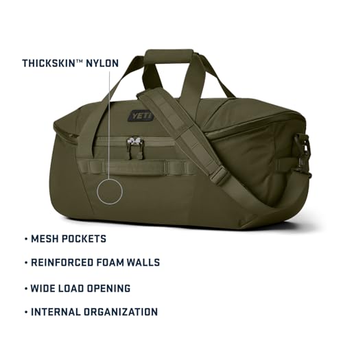 YETI Crossroads Duffel Bag, 60L, Olive by YETI - Used condition - Image 2