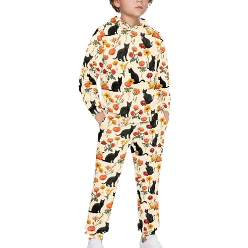 HUIACONG Boys Sweat Set for Kids Sweatsuits Girls Sweat Suit for Children3