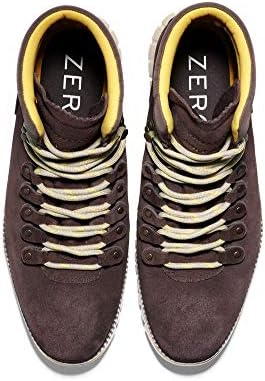 Cole Haan Men's Zerogrand Hiker WP Hiking Boot, Suede/Lemon, 9 | Image 1