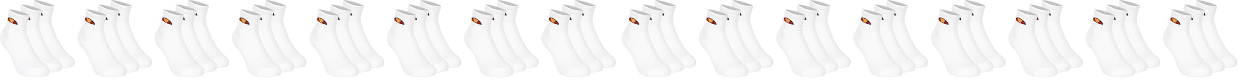 Ellesse Mens Tallo Ankle Sock, White, 12-14 EU