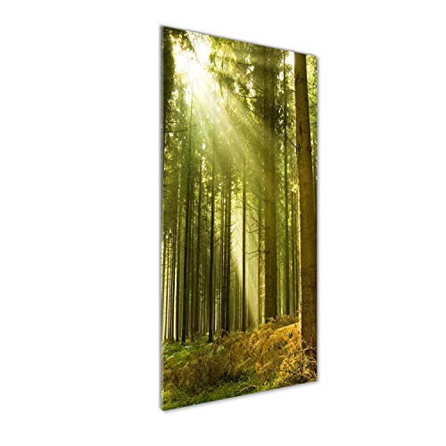 Impression sur verre acrylique 50x125 cm Tulup tableau mural vert - 2