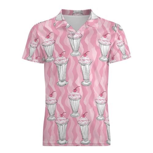 Boys' Classic Polo Shirts Short Sleeve Moisture-Wicking Golf & Tennis Shirts for Youth Teens Black Cookies4