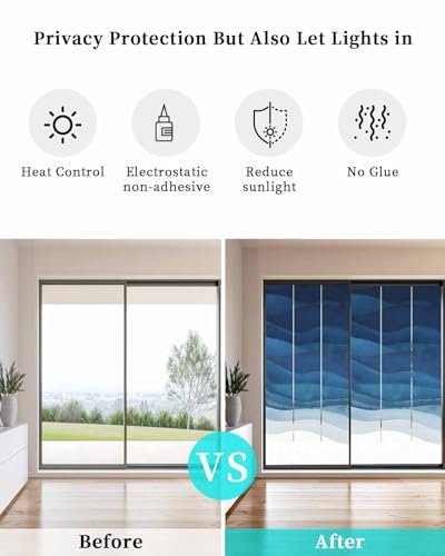 Vinilo Decorativo Frosted para Ventanas 19.6 x 39.3 in miniatura 4