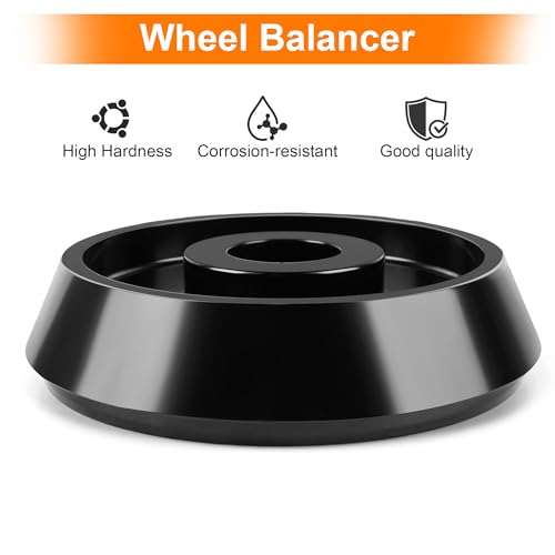 Image of Wheel Balancer 6 inch - 7 inch Large Tapered Cone for F450 & F550 Trucks - Fits Accuturn, Bosch, CEMB, Coats, Corghi, FMC, Hofmann, Hunter, John Bean, Kwikway, Snap-On with 40mm Shaft-Black
