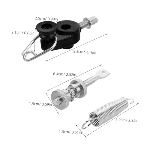 Set completo pedal de bombo jazz con resortes y tornillos miniatura 2