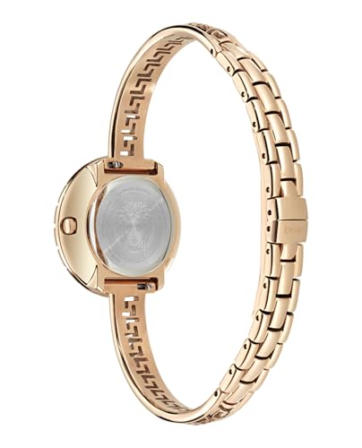 Versace La Greca Collection Luxury Womens Watch Timepieces with a Rosegold Bracelet, Case and Dial3