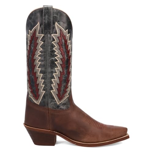 Laredo Dark Brown/Navy Cadence Women's Leather Boots 200292