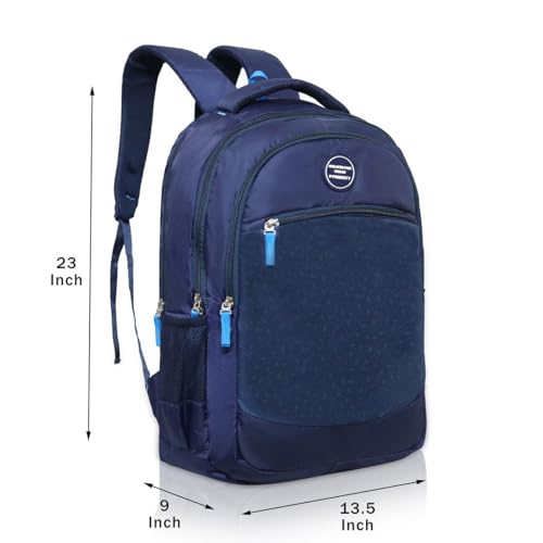 Image of Priority 19 Inch PU College Backpack For Boys & Girls | Casual Backpack For Unisex | Office Backpack For Men & Women