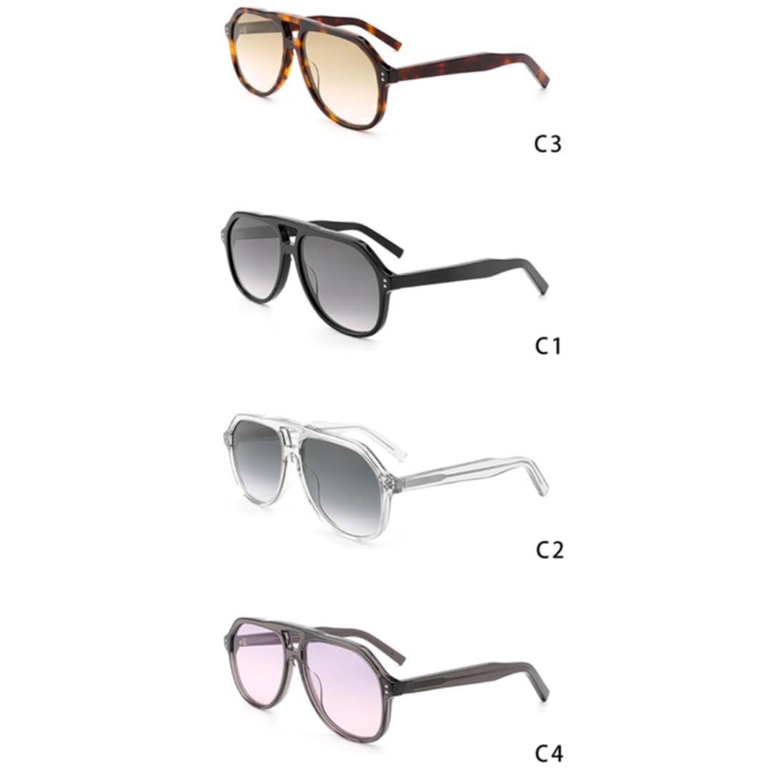 Lunettes de soleil à verres dégradés pour hommes, polarisées, style rétro, protection UV400
