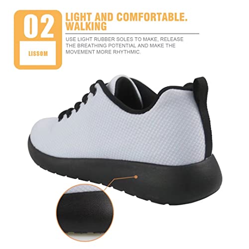 Dellukee Galaxy Print Walking Shoes Women Casual Mesh Colorful Durable Breathable Lace Up Fashion Sneaker4