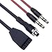 Produktbild Keple B M W Aux Eingang Montagesatz Auxiliary Audio Kabel Adapter mit 3,5 mm Stecker AUX Kabel 1 m für B M W (E46) 320i/320 Ci/320 CIC/323i/323 ci/323 CIC/325i/325 Ci/325 CIC/328i/328