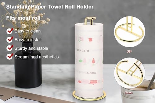 Soporte de mesa para toallas de papel estable que no se cae 5