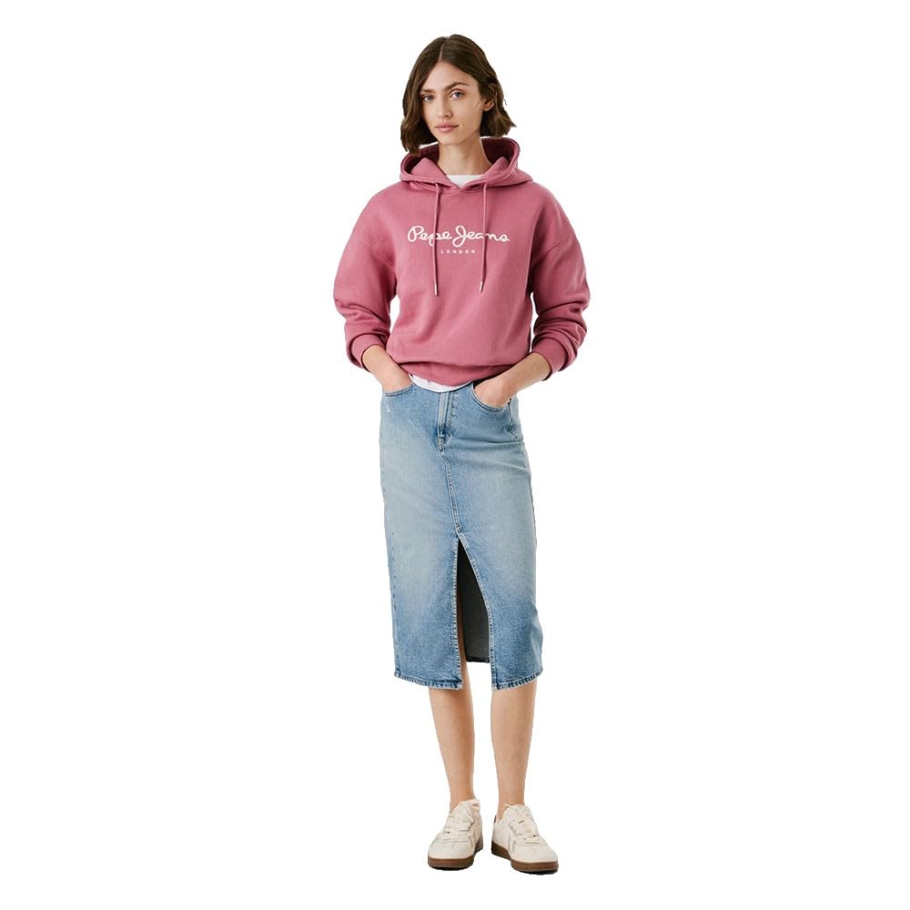 Pepe Jeans Baddy Hoodie Sudadera Mujer (Pack de 1)