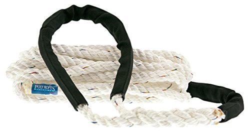 PolyRopes - Línea de Acoplamiento (16 mm), Color Blanco, Unisex Adulto, 3709261516, Blanco, 15 m