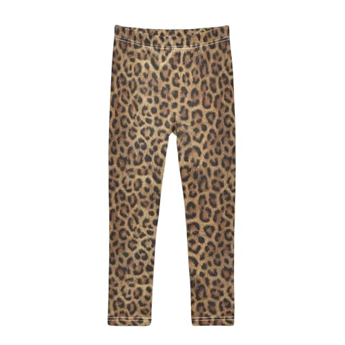 Girls Leggings Leopard Animal Skin Soft Toddler Leggings for Girls Kids Pants Size 4T-10T