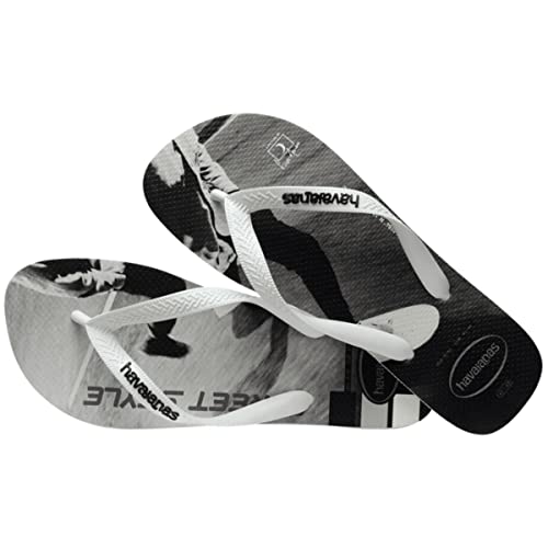 Chinelo Branco/Branco/Preto/Preto Hype Havaianas n° 37/38 Men