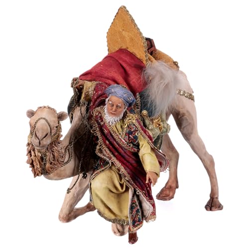Holyart Rey Mago Que desmonta del Camello 18 cm A. Tripi