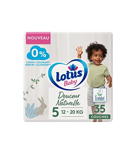 Couches bébé taille 5 douceur naturelle x35 change absorbant