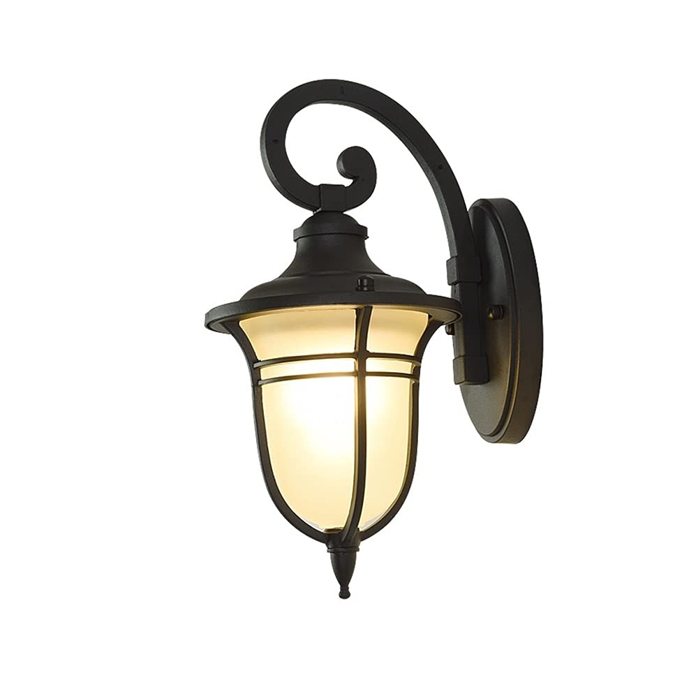 HYSJDMNC Waterproof Die-Casting Aluminum Wall Washing Light Glass Lampshade Outdoor Indoor Wall Decoration Wall Lamp Courtyard Balcony Hall Lighting Interesting