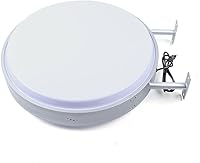 Vista 14 de 20'' LED Double Sided Outdoor Advertising Projecting Light Box, Waterproof Round Light Advertising Board Billboard for Printed Illuminated Sign