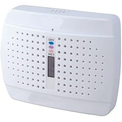 Mini deshumidificador portátil ETD100A con granulado natural de gel de sílice, función de carga de 230 V.