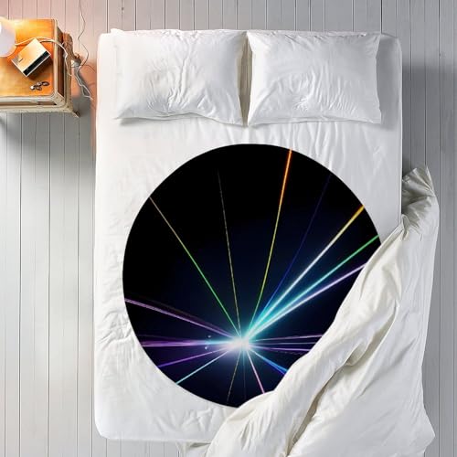 Jeté de plage et canapé couverture ronde 150 cm multi-usage