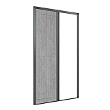 Fliegengitter Tür nach maß - Plissee Insektenschutz für Schiebetür, Balkontür, ohne Bohren...