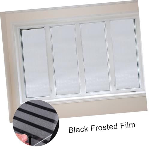 Película adhesiva para ventana de vidrio esmerilado Alipis 45x200 cm miniatura 4