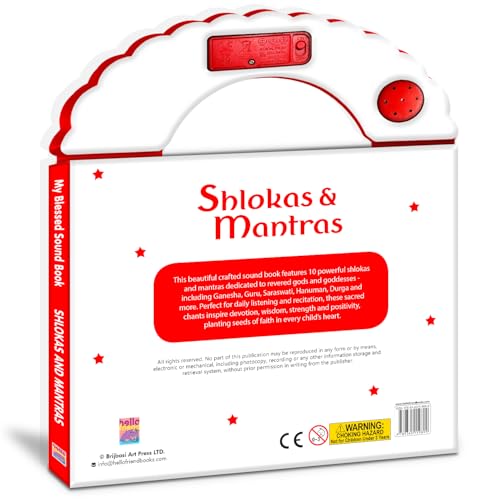 Image of Shloka and Mantras Sound Book for Kids | India's First Hindu Mythology Musical Toy of Indian Gods Goddesses | Spiritual Learning Picture Sound Book
