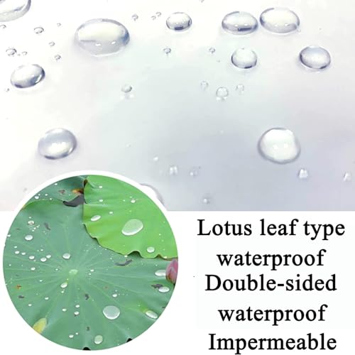 Bâche transparente imperméable de jardin coupe-vent 2.4x3.6m - 5