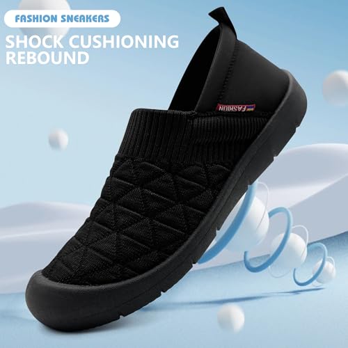 Womens Shoes Casual Slip Ons Fashion Sneakers Comfortable Flats Breathable Tennis Walking Footwear4