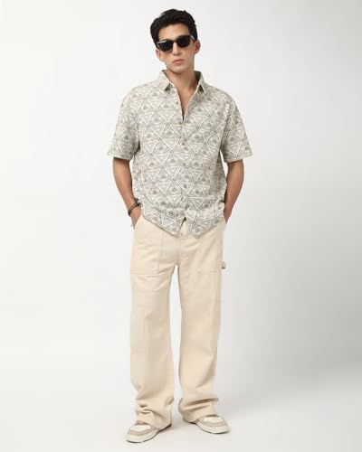 Image of Bewakoof Men's Oversized Fit Shirt