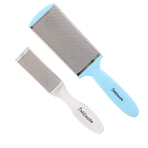 Image of Omidazzle Midazzle 2 in 1 Foot Filer Scrubber, Callus Remover (FF79)- Colors May Vary - (Pack of 2)