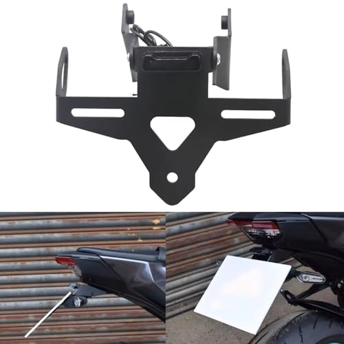 Support plaque immatriculation rigide anti vibration pour Yamaha MT09