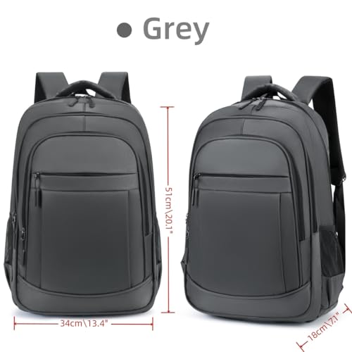 large capacity backpack, 17 "laptop backpack, casual backpacks, travel backpacks College backpack (Grey)2