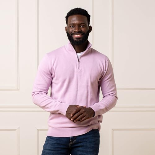 Image of Hope & Henry Men's Half Zip Pullover Sweater