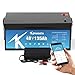 KEPWORT LiFePO4 Battery 48V Lithium Battery Golf Cart 135Ah, Built in 200A Bluetooth BMS with Low-Temp Protection, for Golf Carts, Boat, Trolling Motor, Solar System, Offgrid Application etc.