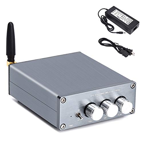 image for Facmogu Bluetooth 4.2 Stereo Audio Dual Channel Power Amplifier, TPA31