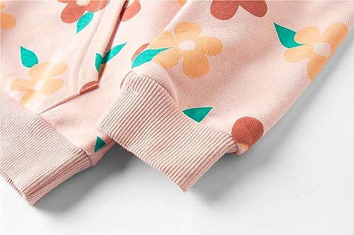 Image of Mud Kingdom Little Girls Boys Hooded Sweatshirt Jersey Cotton Pullover Fashion Spring Fall