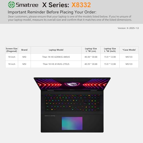 MSI Titan 18 HX gaming laptop