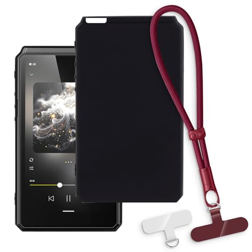 OAGELIM 2-in-1�ی�P�[�X�ƃ��X�g�X�g���b�v HiBy R6 III 2025 �Ƃ̌݊������� ���O���\�ȃ��j���[�h�t���d�b�J�o�[�A����~�ߕ����h�~�O���b�v�n���h�� (�u���b�N + ���b�h)