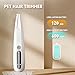MOONEON 2026 New Pet Precision Trimmer, Dog Paw Trimmer with LED Light, Low Noise, IP68 Waterproof, Dual-Speed Motor, Suit for Trimming Paw, Ear, Face, Butt, Eyebrows, USB Rechageble
